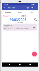 Nagel organisator screenshot