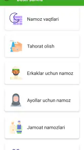 Namoz o'qishni o'rganish screenshot