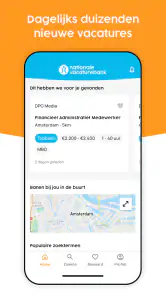 Nationale Vacaturebank screenshot