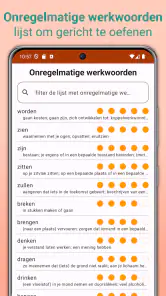 Nederlandse Werkwoorden screenshot