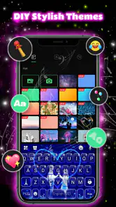 Neon Love Thema screenshot
