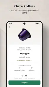 Nespresso Store screenshot