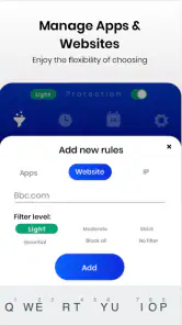 Netspark Real-time filter screenshot
