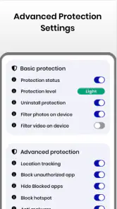 Netspark Real-time filter screenshot