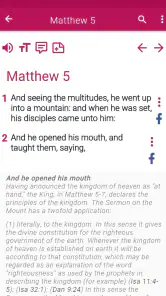 NewKing James Version Bible screenshot