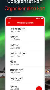 Norgeskart screenshot