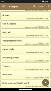 Notepad - eenvoudige notities screenshot