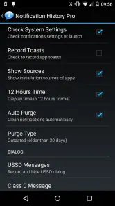 Notification History Pro screenshot