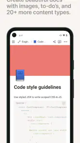 Notion: notities, taken, AI screenshot