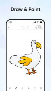 Notities: kleur kladblok app screenshot