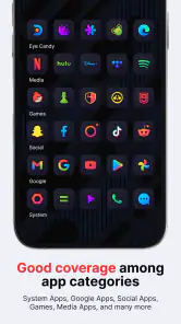 Nova Dark Icon Pack screenshot