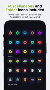 Nova Dark Icon Pack screenshot
