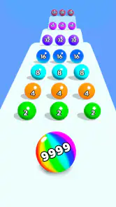 Numbers Ball Blend Challenge screenshot