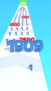 Numbers Run Merge Challenge screenshot