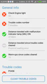 Obd Arny - ELM327 car scanner screenshot