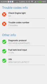 Obd Arny - ELM327 car scanner screenshot
