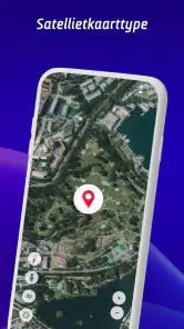 Offline kaarten, GPS screenshot