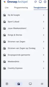 Omroep Archipel screenshot