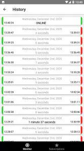 Online Monitor (Last Seen) screenshot