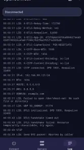 OpenConnect screenshot