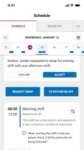 ORTEC Employee Self Service 7 screenshot