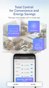 Panasonic Comfort Cloud screenshot