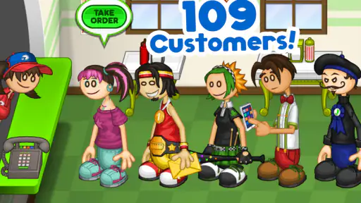 Papa's Pizzeria HD screenshot