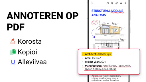 PDF-lezer, Alle PDF-lezer screenshot