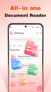 PDF Reader Home App screenshot
