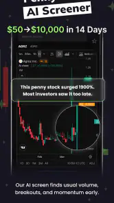 Penny Stocks AI Screener Bot screenshot