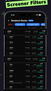 Penny Stocks AI Screener Bot screenshot