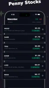 Penny Stocks AI Screener Bot screenshot