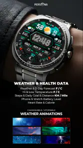 PER17 Digital Watch Face screenshot