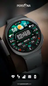 PER17 Digital Watch Face screenshot