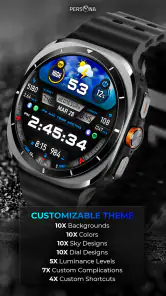 PER27 Galaxy Digital WatchFace screenshot
