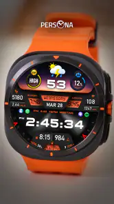 PER27 Galaxy Digital WatchFace screenshot