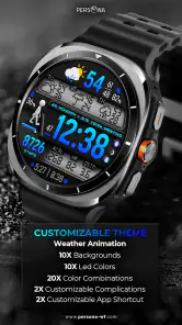 PER36 Digital Watch Face screenshot