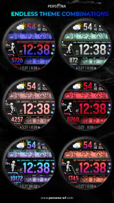 PER36 Digital Watch Face screenshot