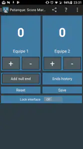 Petanque: Score Marker screenshot