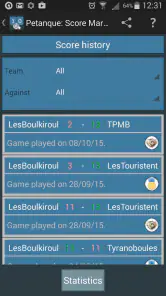 Petanque: Score Marker screenshot