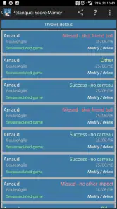 Petanque: Score Marker screenshot