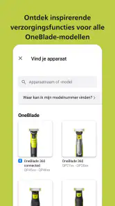 Philips OneBlade (Daily Care) screenshot
