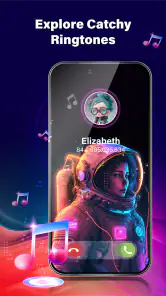 Phone Call Screen Theme 3D App screenshot