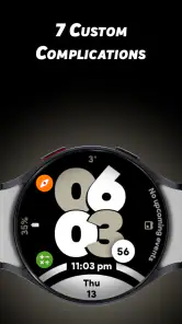 Pixel Sporty Pro - Watch face screenshot