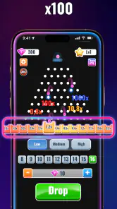 Plinko S x100: Plinko Balls XY screenshot
