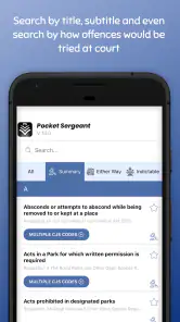 Pocket Sgt - UK Police Guide screenshot