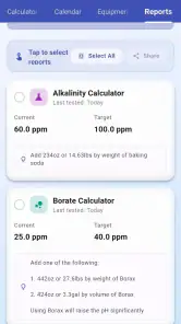Pool Chemical Calculator screenshot