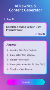 Poster maker AI Flyer maker screenshot