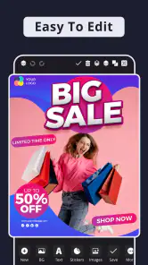 Poster maker, Flyer, Banner screenshot