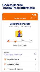 PostNL Zakelijk screenshot